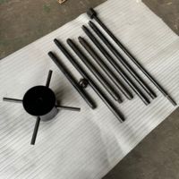 Penetrómetro de Cono Dinámico con Martillo SPT de 63.5 kg para Pruebas de Capacidad de Carga de Cimentaciones, Equipo de Prueba de Sondas