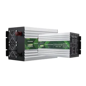 Onduleur à onde sinusoïdale pure cc 24V 48V 60V cc à 220 convertisseur ca 2kw 6kW 5kW Inversor De Corriente 12V A 220V 4000W 3000W 8kw