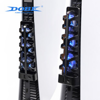 Ventilateur de refroidissement filaire en plastique DOBE LED pour console - Accessoire de jeu de couleur noire