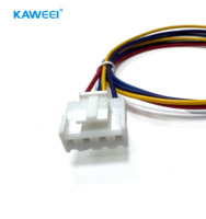 Câble d'extension personnalisé pour connecteur aéronautique M12 à 4 broches, avec terminaux JST PH/XH, indice de protection IP67/IP68, 300V AC/60V DC pour appareils électroniques