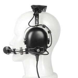 Cuffie per pilota di aviazione professionale con elettrete con elemento microfonico, gli aeromobili utilizzano cuffie con auricolari con cancellazione del rumore - Product Image 2