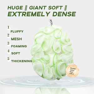 ลูกบอลอาบน้ำนุ่มและเป็นที่รักลูกบอลอาบน้ำสำหรับเด็กที่น่ารักและเป็นมิตรต่อผิวลูกบอลฟองน้ำที่มีภาพการ์ตูน - Product Image 6