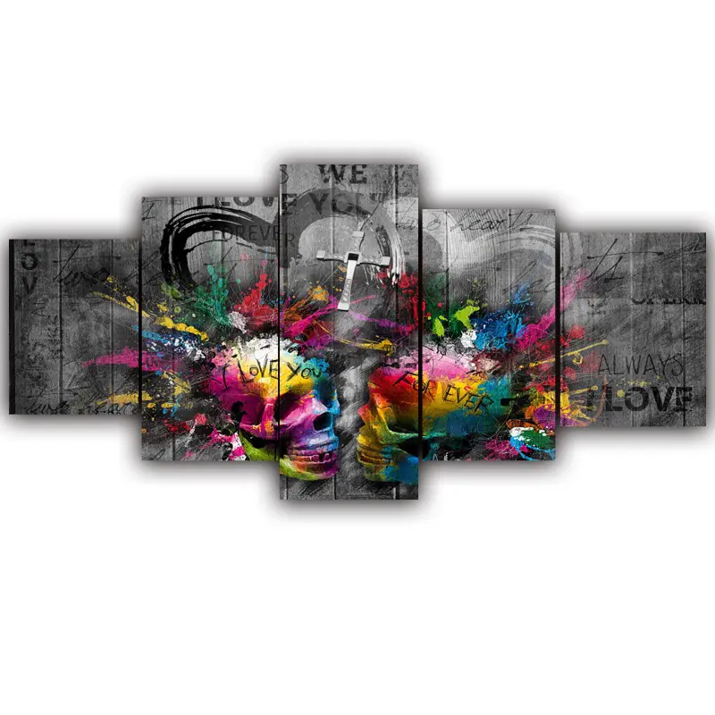 Wall decoration graffiti art package printed pictures canvas posters pop art canvas paintings