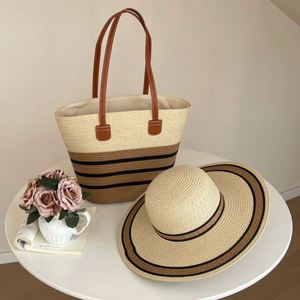 Polyester Fashion Solid Open Beach Hat Women's Tote Bags Outdoor Travel Vacation Large Capacity Shoulder <b>Handbag</b> Chains Shade - Product Image 4