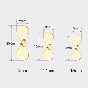 Eliche a mosca per eliche da pesca da 50 pezzi robuste e resistenti per la realizzazione di esche - Product Image 1