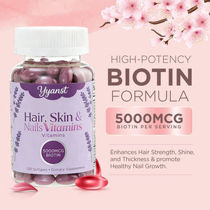 Cápsulas de Colágeno y Biotina de Alta Potencia OEM/ODM para una Piel Joven y Cabello Fuerte, Certificadas, Personalizadas, Bajas en Carbohidratos y Azúcar - Product Image 5