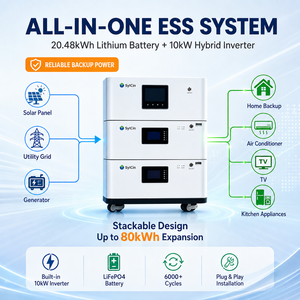 Custom 48V Stackable All in One Battery <b>Energy</b> <b>Storage</b> <b>System</b> with Hybrid for African Homes/Small Businesses - Product Image 2