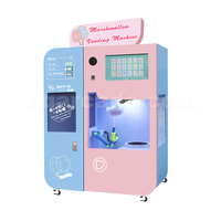 Distributeur mobile de bonbons à fleurs fonctionnant avec des pièces de monnaie aux philippines/distributeur automatique de barbe à papa/distributeurs intelligents