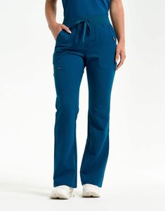 Nuovo Logo personalizzato all'ingrosso infermiera ospedale uniformi mediche in poliestere Rayon Spandex elasticizzato pantaloni a zampata set scrub per le donne - Product Image 1