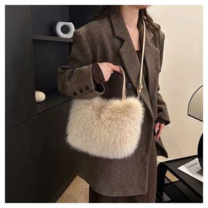 Fashion Trend Plush Design Women's <b>Handbag</b> Shoulder Crossbody <b>Handbag</b> Women's <b>Small</b> <b>Handbag</b> - Product Image 6