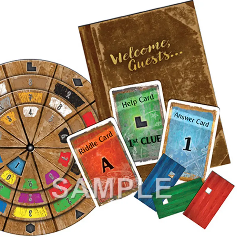 Custom Family Board Game Escape Murder Room Paper Card Box Murder Mystery Games, Print Factory