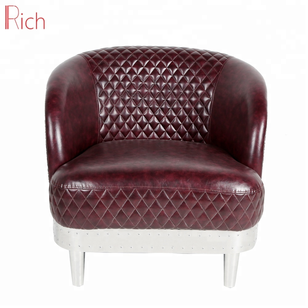Néoclassique Commercial Chine Marron En Cuir Véritable Canapé En Cuir Véritable Personnalisé Petit Style Canapés Modernos