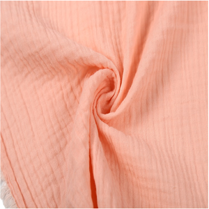 100% Baumwolle Doppel-Gaze-Stoff 40S Einfarbig Gewebt Antistatisch Atmungsaktiv Baby Kinder Mädchen Bekleidung Stoffmuster-Musterbuch - Product Image 2