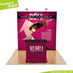 Exhibición de stand de exposición 3x3 de publicidad de tela de aluminio ligera plegable para Feria Comercial - Product Image 2
