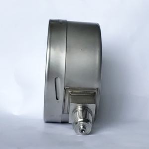 Glicerin enchido construção completa ss, 4 polegadas, 100mm, tamanho do discagem 10kg/cm2 140psi, medidor de pressão - Product Image 2