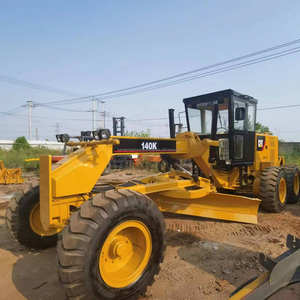 Motoniveladora Cat 140K usada, equipo de movimiento de tierras japonés original, barato a la venta, 120K con componente de motor central, alta eficiencia - Product Image 3
