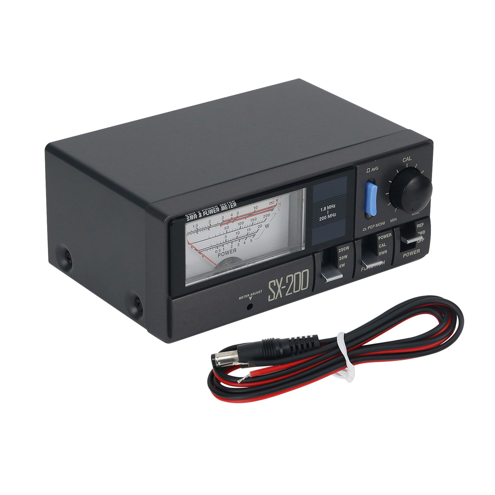 SX-200 SWR & Power Meter - Accurate 5W, 20W, 200W Measurement