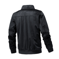 Veste bomber décontractée en polyester fin pour le printemps et l'automne, coupe ajustée, style streetwear polyvalent