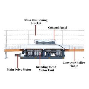 최신형 상담용 고정밀 유리 모서리 연마기(유리 가공 공장용) - Product Image 2