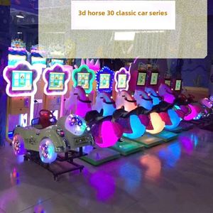 Máquina de Carreras de Caballos 3D Más Vendida, Consola de Juegos Arcade Operada con Monedas, Caballo Mecánico de Lujo para Niños - Product Image 3