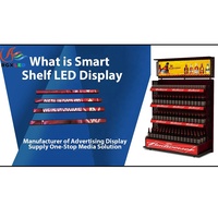 Présentoir à cigarettes magasin Poussoir métallique personnalisé comptoir d'étagère de magasin étuis à meubles avec support de lumière led armoire à tabac