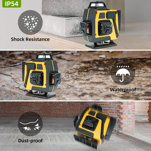 Livella Laser Industriale a 16 Linee 360° Autolivellante con Treppiede Strumento di Livellamento 4D Luce Verde Batteria Li-Ion DC 18V Precisione 1mm - Product Image 6