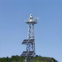 Torre de Vigilancia Prefabricada de Alta Resistencia con Escalera de Acceso para Montaje de Cámaras de Carreteras y Tráfico
