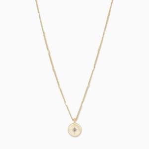Véritable <span class=keywords><strong>collier</strong></span> rempli d'or 18 carats signe du zodiaque <span class=keywords><strong>collier</strong></span> porte-bonheur ovale en <span class=keywords><strong>acier</strong></span> <span class=keywords><strong>inoxydable</strong></span> étoile signe du zodiaque pendentif colliers - Product Image 5