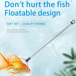 3PCS personnalisé Mini Filet de pêche d'aquarium circulaire en saumure Filet de pêche de couleur aléatoire pour aquarium pour tous les poissons
