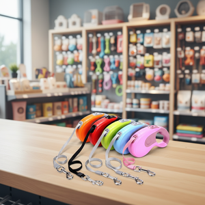 5m Automatic Telescopic <b>Dog</b> <b>Leash</b> Yong Chi Retractable Pet Tractor Tape Heavy Duty Retractable <b>Dog</b> <b>Leash</b> for Outdoor Walk - Product Image 2