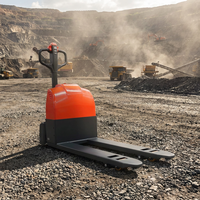 Transpalette électrique NOBELIFT EPT15W 1,5 tonne, pneus en polyuréthane, tout-terrain, commande manuelle, batterie au plomb-acide