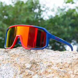 Kapvoe Cycling <b>Glasses</b> Full Rim Spherical Polycarbonate Lens UV Protection Anti Wind For Outdoor Sports Men - Product Image 1