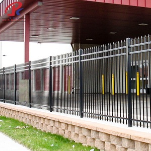 Clôture de jardin en acier galvanisé avec finition en <span class=keywords><strong>fer</strong></span> forgé et grille métallique décorative – Vente directe usine - Product Image 6