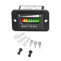 Alternateur pour voiturette de golf électrique, véhicule électrique, machine à empiler Star Car, voltmètre numérique LED 48 volts, jauge de batterie LED