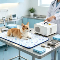 Manta Térmica para Mascotas, Postoperatoria, con Compresor de Circulación de Agua y Almohadilla Refrigerante, para Prevenir Golpes de Calor en Perros y Gatos