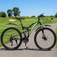 Vélo de montagne TENGMAO, nouveau modèle, 26 pouces, 21 vitesses, frein à disque, suspension intégrale, vélo pour homme, Bicicleta pour adulte