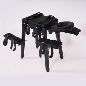 カップル用ポジションチェア プロ仕様 人間工学に基づいた多機能調節可能な寝室用快楽BDSMボンデージ家具システム - Product Image 4