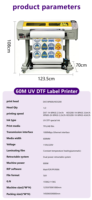 Imprimante UV DTF couleur MT A1 60 cm, machine d'impression d'étiquettes en rouleau pour transfert stéréo 3D