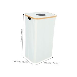 Customized 100L Eco-Friendly Heavy Duty Foldable Standing Storage Bucket with Lid and Removable Inner Bag for Home Use - Product Image 2