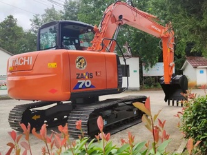 Excavatrice amphibie Hitachi ZX70-6A utilisée en stock, composants de base du Japon, moteur de pompe à moteur, boîte de vitesses, modèle 7ton 2022 testé - Product Image 5