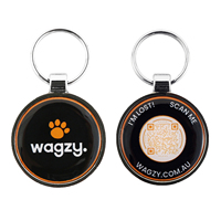 Placas de Identificación Inteligentes al por Mayor para Mascotas con Código QR y NFC Personalizadas de Alta Calidad y Bajo MOQ