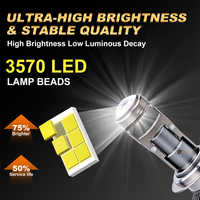 Ampoules de phares LED mini projecteur Sunshiny A100 100W sans erreur Canbus, directement d'usine, H4 H7 H11 9005, prêtes à être expédiées, pièces automobiles
