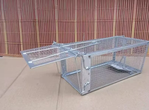 Cage à souris en fil de fer galvanisé, cage de capture vivante pour petits animaux, pour le contrôle des rongeurs - Product Image 4