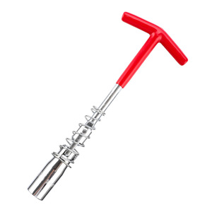 Niu Xiang Industrial Grade Spark Plug Socket Wrench 21mm Hexagon Chromium Vanadium Steel T-Type Automotive Repair Tool - Product Image 5