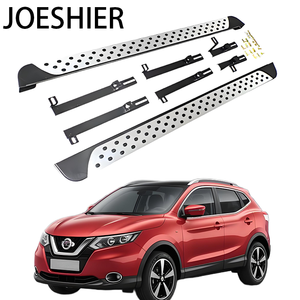 JOESHIER Estribos Laterales de Lujo y Protección Todoterreno de Aleación de Aluminio para Nissan Qashqai 2016-2019, Fábrica China - Product Image 1