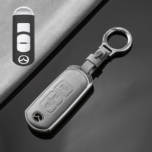 Funda Protectora para Llaves de Coche de Aleación de Aluminio y Cuero Suave, Diseño Elegante y Popular de Domi Factory, para Mazda Axela <span class=keywords><strong>CX3</strong></span>/4/5/7/9 - Product Image 5