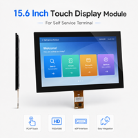 Module d'affichage tactile 15,6 pouces BOE TV156FHM-NM0, panneau TFT-LCD FHD 1920x1080 450 nits, interface EDP, kit kiosque médical personnalisé