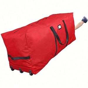 Bolsa de Almacenamiento para Árbol de Navidad Impermeable, Resistente a la Humedad y al Polvo, con Asa, Material de Tela Cuadrada de PP, para Uso en Interiores y Almacenamiento en Exteriores - Product Image 3