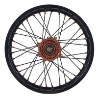 Jeu de roues à rayons en alliage anodisé CNC KYZ 21/19 pouces, moyeu Supermoto pour KTM EXC SXF XC XCW SX 125-530cc Enduro MX Racing Pro Kit
