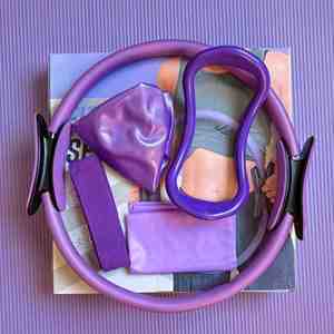 Anillo de Yoga, Círculo de Pilates de TPE, Set de Fitness de 13 Piezas, Entrenamiento en Casa, Set de 5 Bandas de Resistencia - Product Image 3